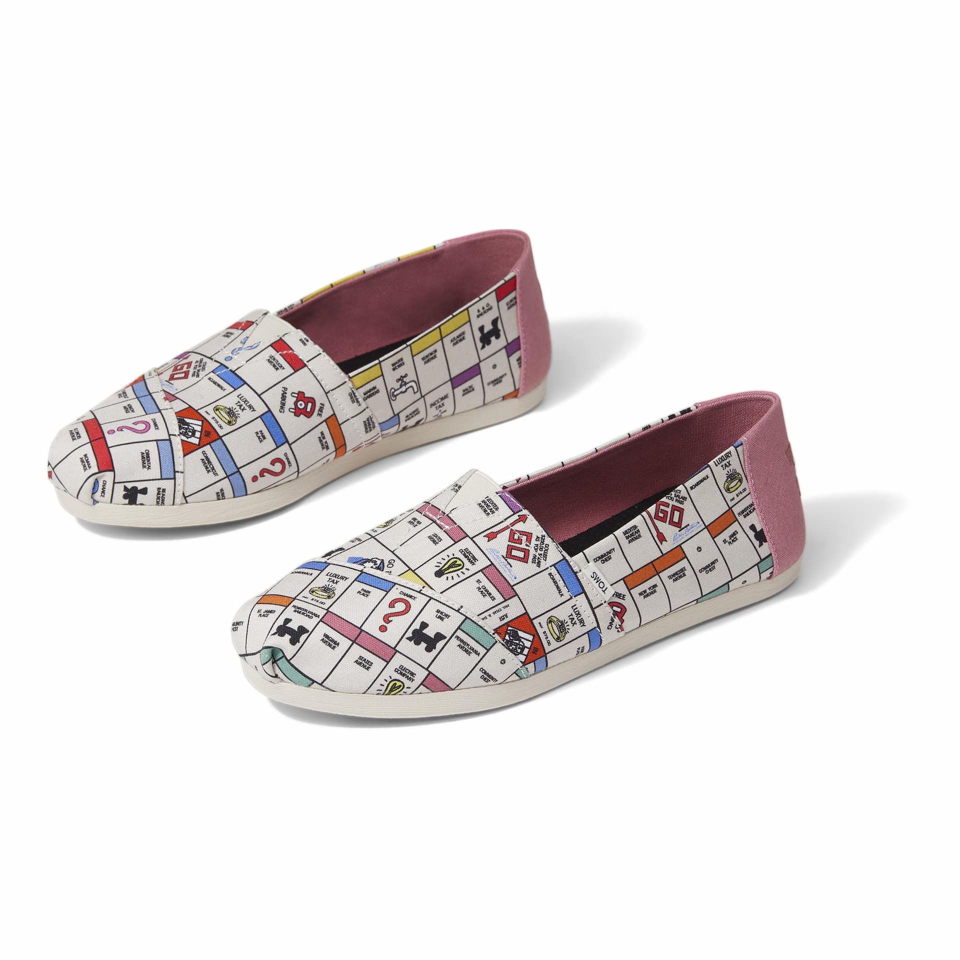 TOMS x Monopoly - Natural Monopoly Game Board Print