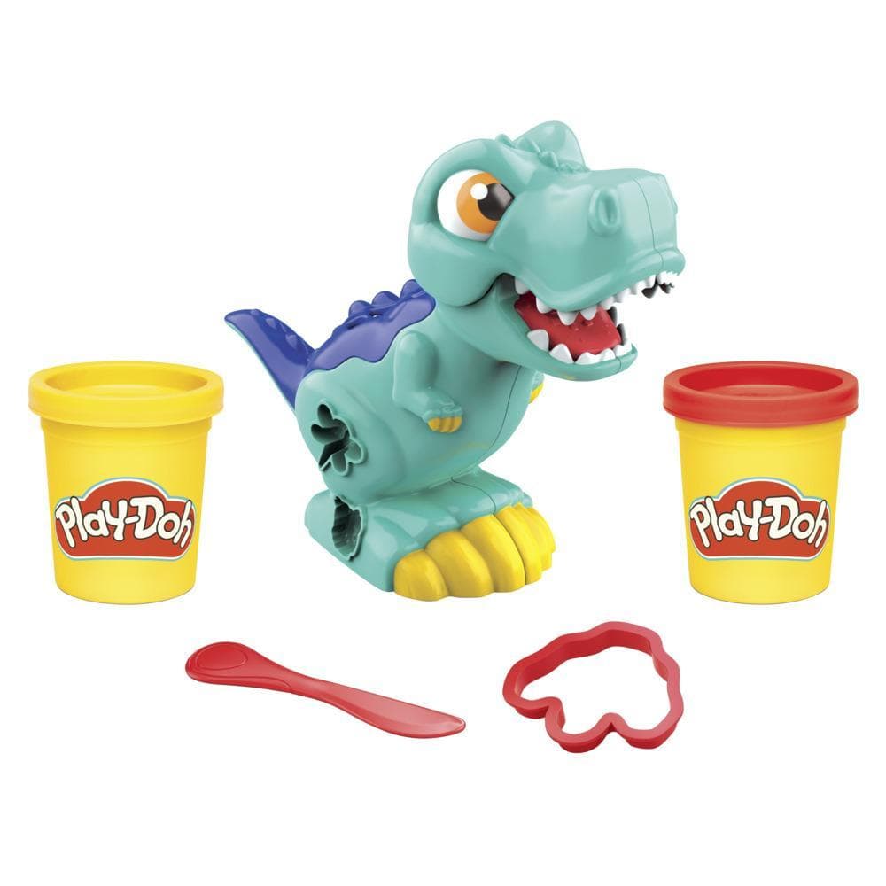 Play-Doh Mini T-Rex Dinosaur Toy for Kids 3 Years and Up with 2 Colors