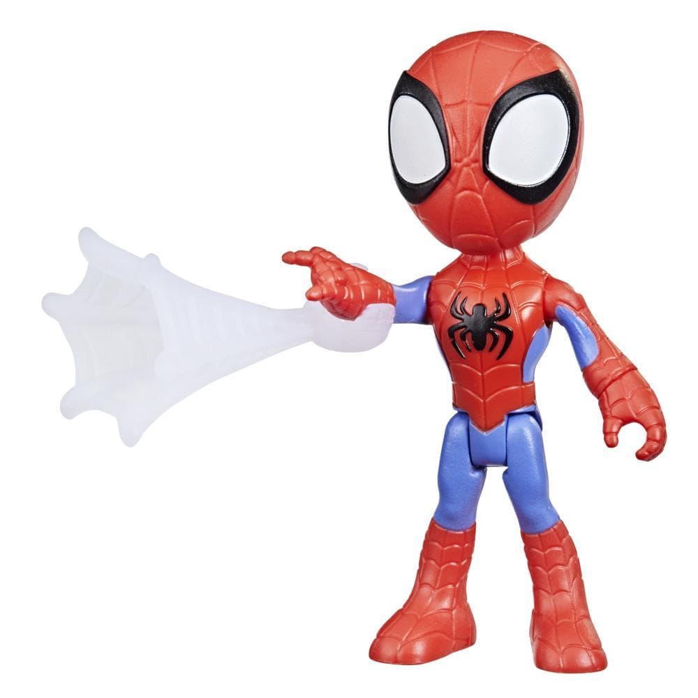 Marvel Spidey and His Amazing Friends Spidey Hero Figure, 4-Inch Scale Action Figure And 1 Accessory, For Kids Ages 3 And Up