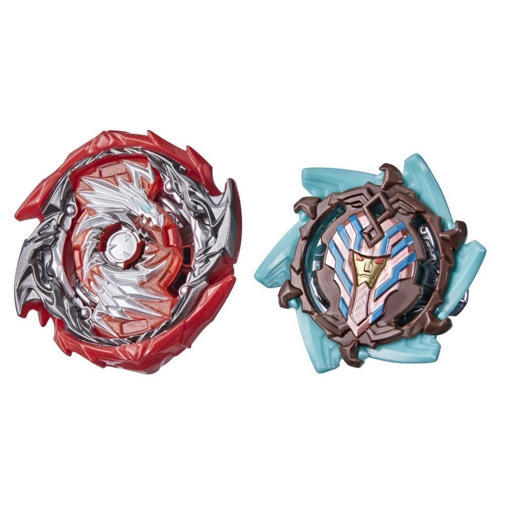 Beyblade Burst Surge Dual Collection Pack Hypersphere Eclipse Evo Devolos D5 and Slingshock Sphinx S4 Battling Game Tops