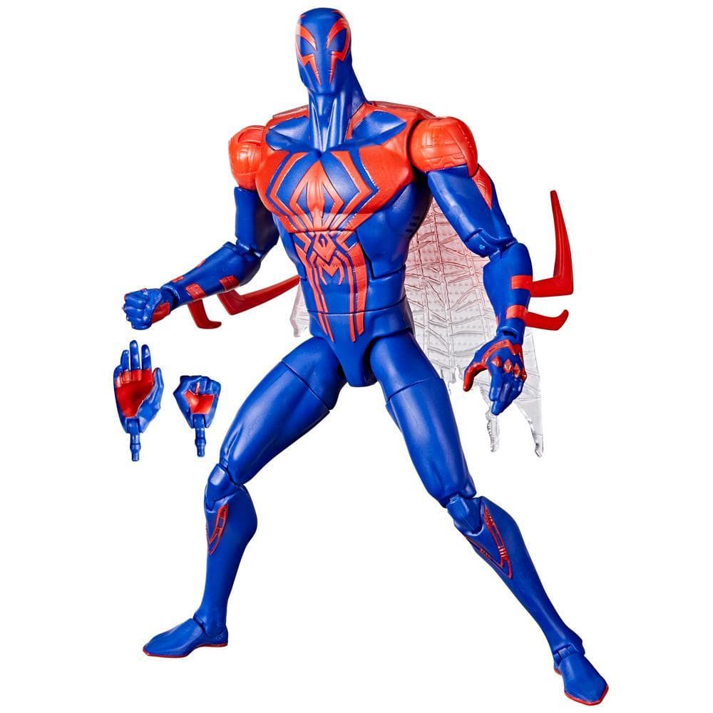 Marvel Legends Series Spider-Man: Across the Spider-Verse (Part One) Spider-Man 2099 6-inch Action Figure, 2 Accessories