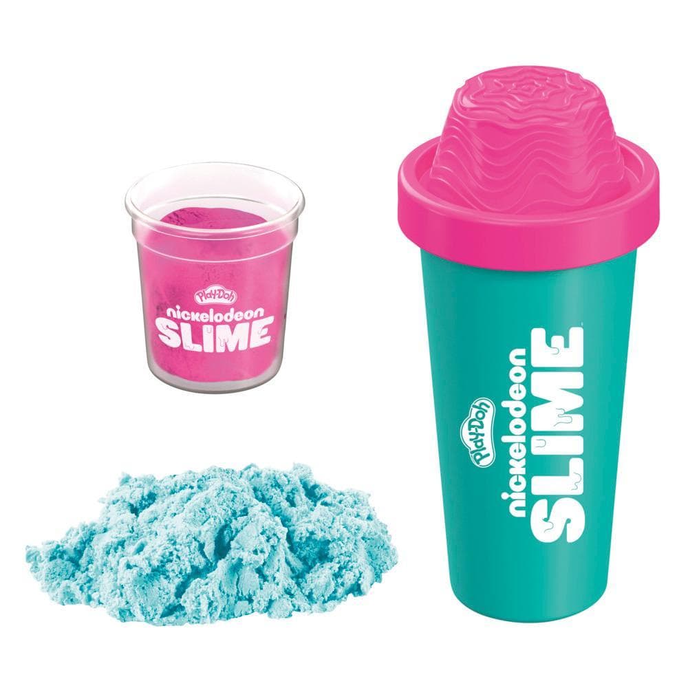 Play-Doh Nickelodeon Slime Brand Compound Waterfall Sand Pink & Blue, Kids Crafts