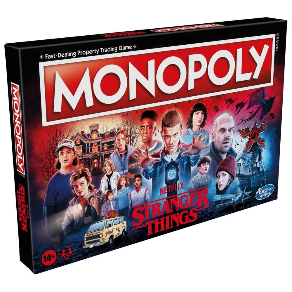 Monopoly: Netflix Stranger Things Edition Board Game for Adults and Teens Ages 14+, Game for 2-6 Players