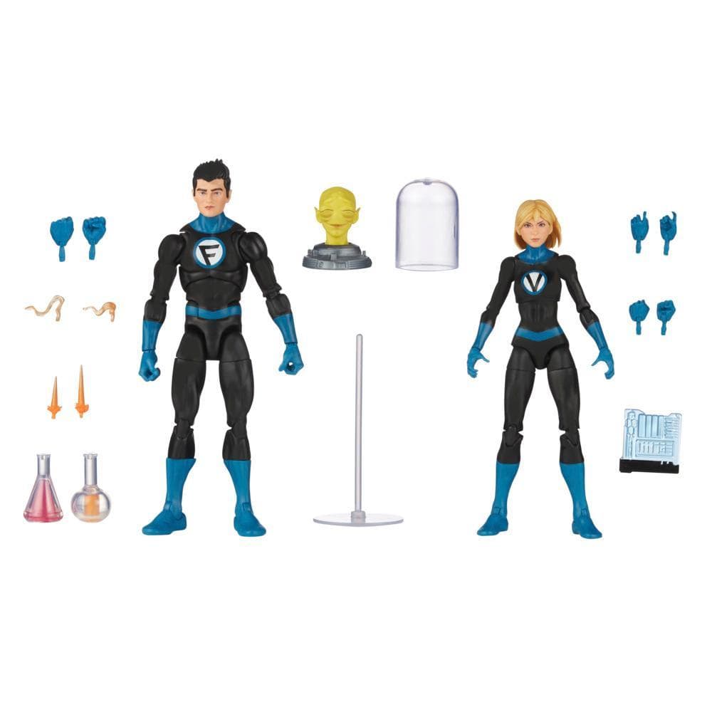 Hasbro Marvel Legends Series Franklin Richards and Valeria Richards Fantastic Four Figures