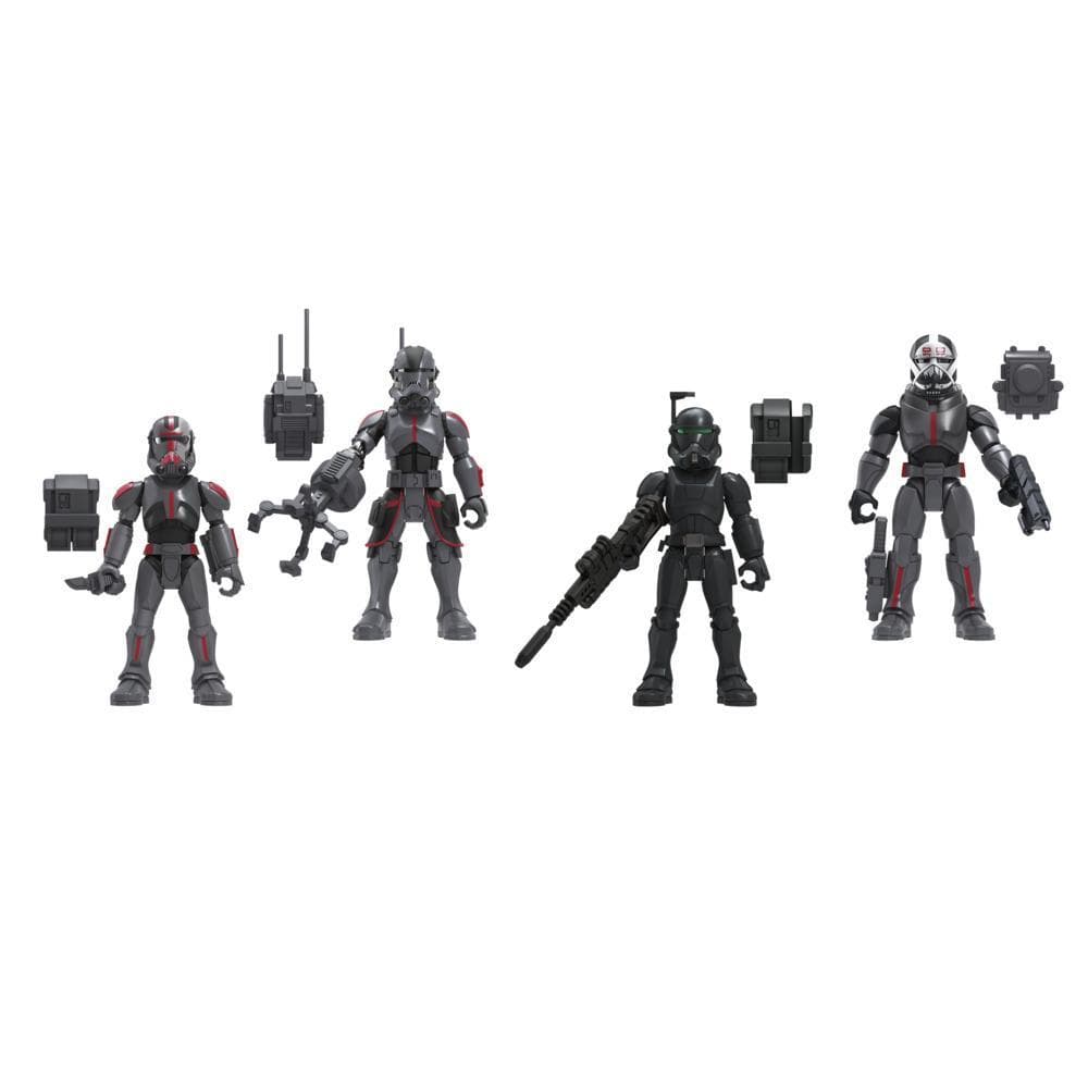 Star Wars Mission Fleet Clone Commando Clash 2.5-Inch-Scale Figure 4-Pack with Accessories, Toys for Kids Ages 4 and Up