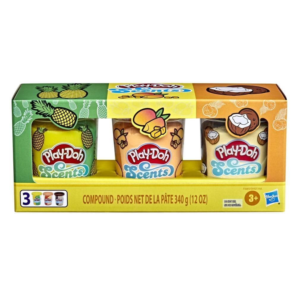 Play-Doh Scents 3-Pack of Tropical Fruit Scented Modeling Compound