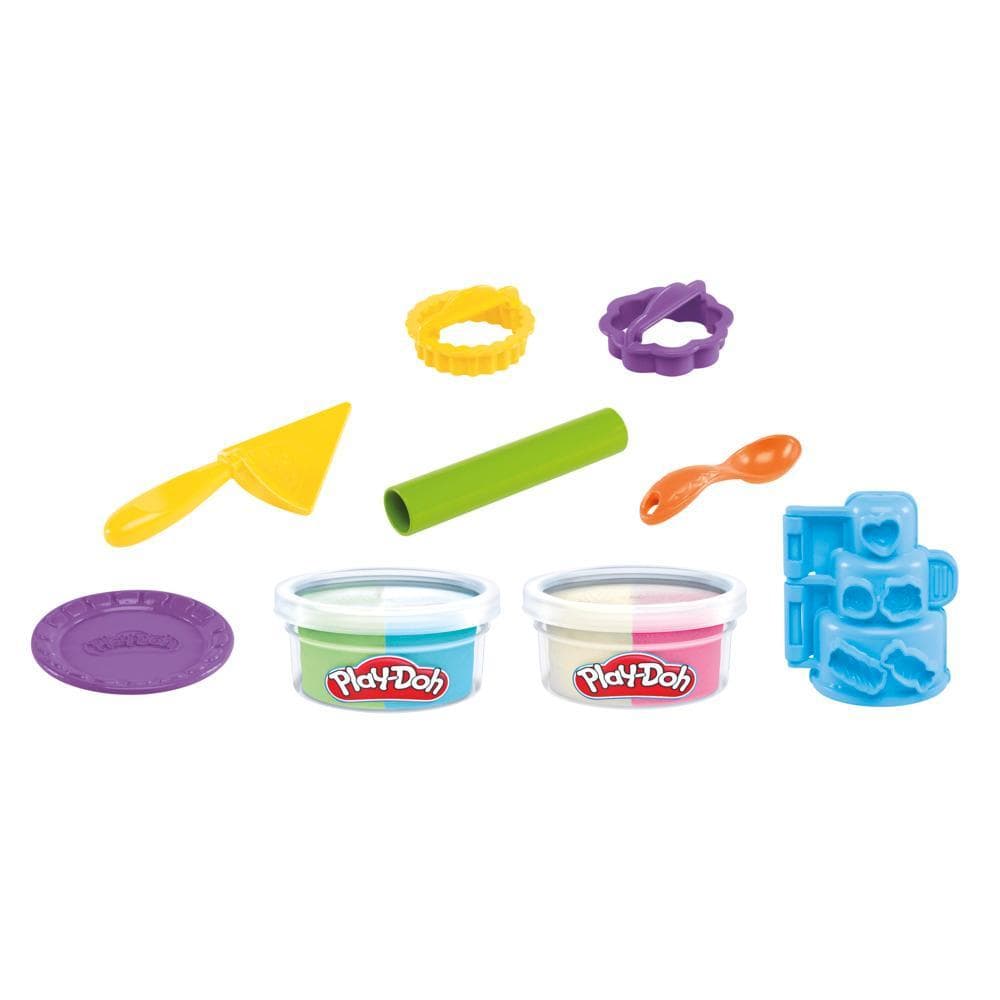 Play-Doh Creatin’ Cakes Playset with 2 Cans of Play-Doh Compound