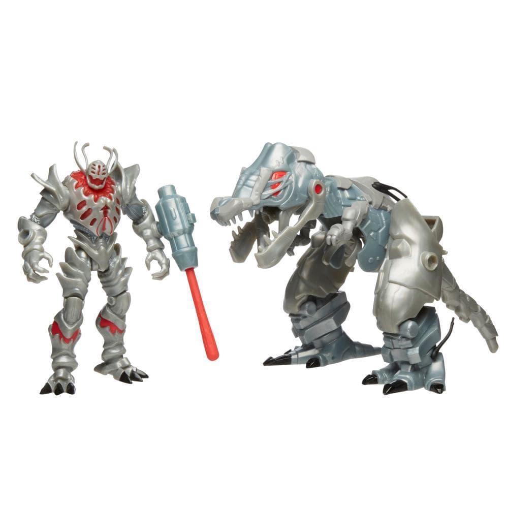Marvel Mech Strike Mechasaurs Ultron Primeval (4.5”) with T-R3X Mechasaur Action Figures