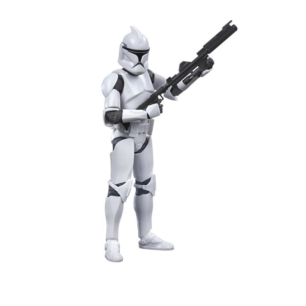 Star Wars The Black Series Phase I Clone Trooper Toy 6-Inch Scale Star Wars: The Clone Wars Figure, Kids Ages 4 and Up