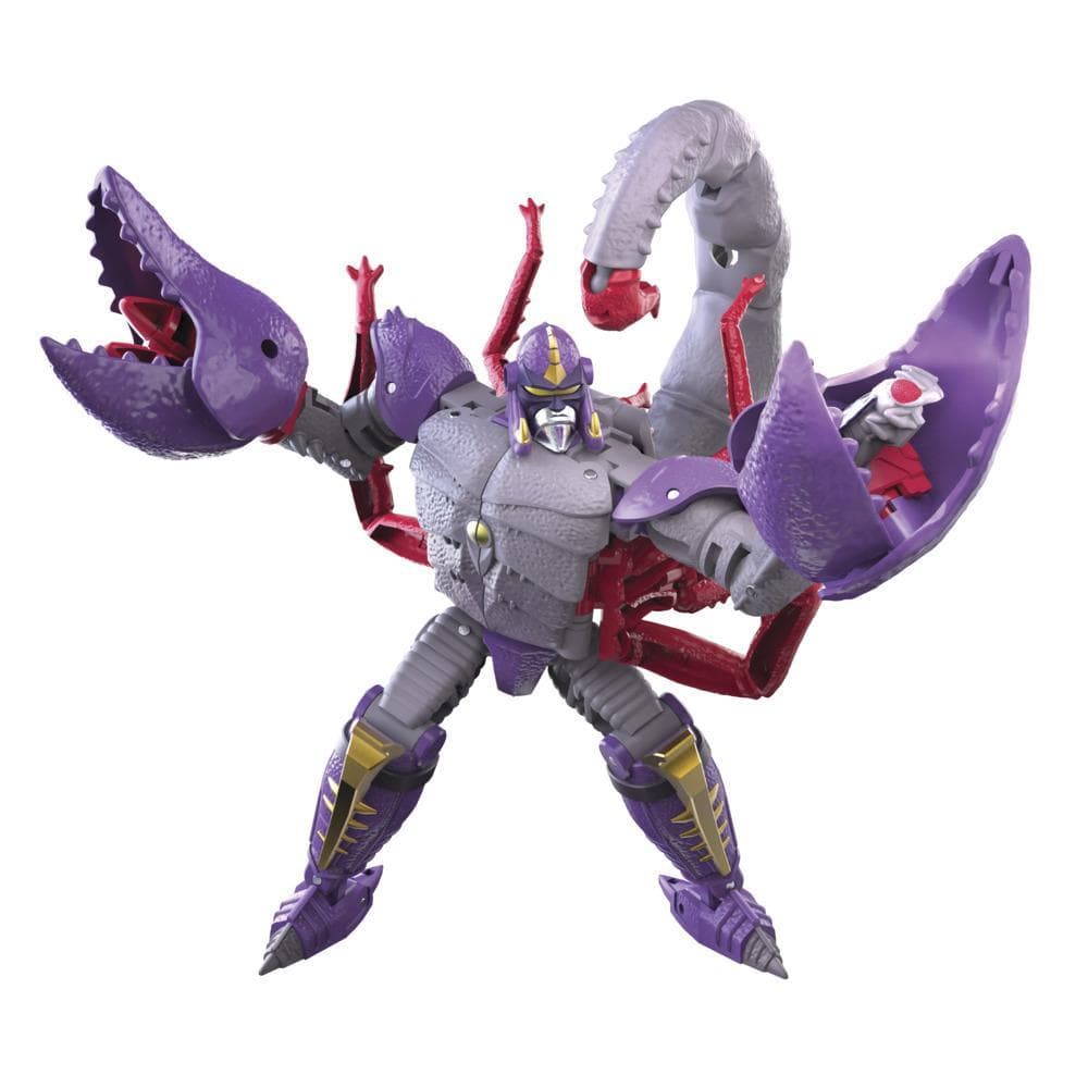 Transformers Toys Generations War for Cybertron: Kingdom Deluxe WFC-K23 Predacon Scorponok Action Figure - 8 and Up, 5.5-inch