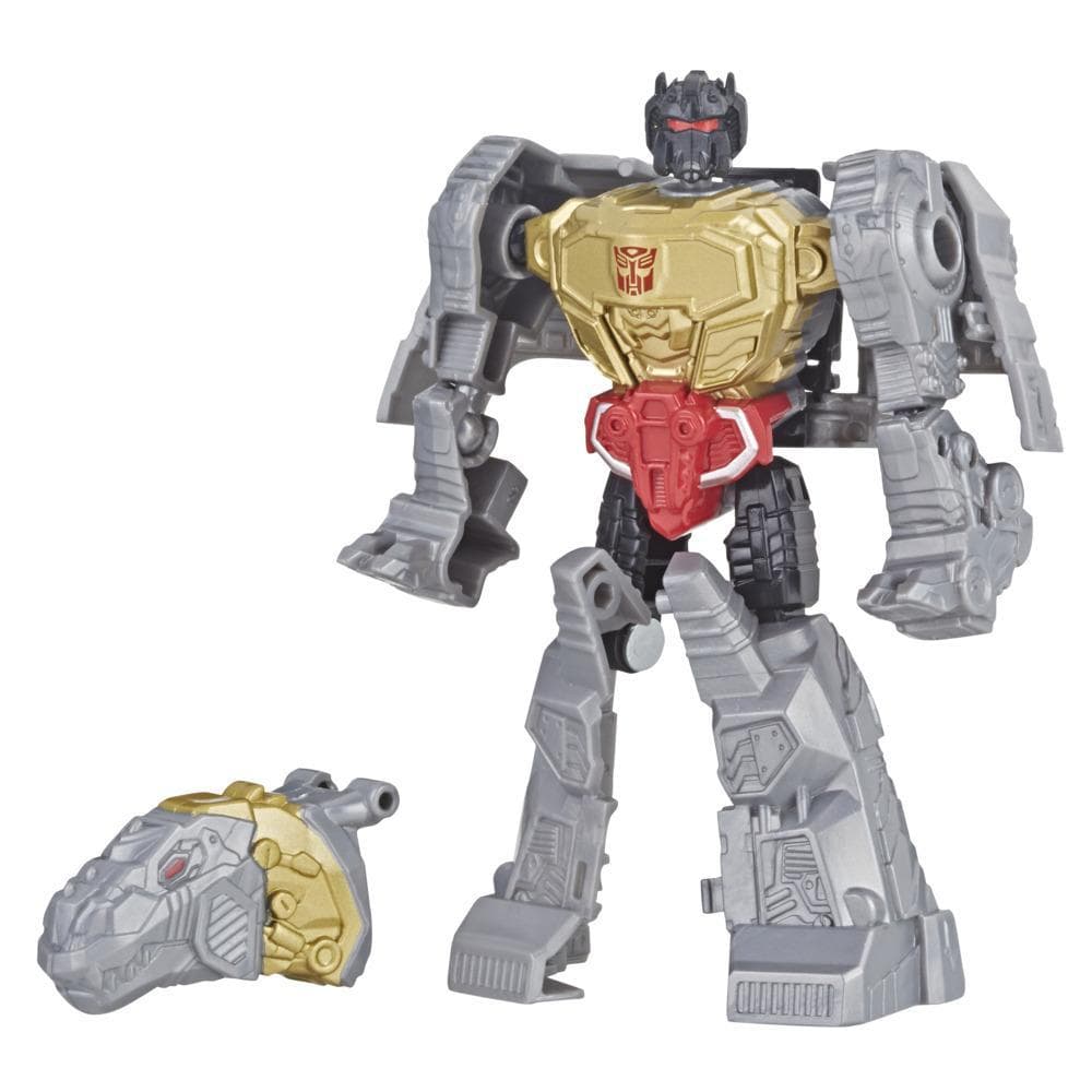Transformers Toys Authentics Bravo Grimlock Action Figure (4.5”)