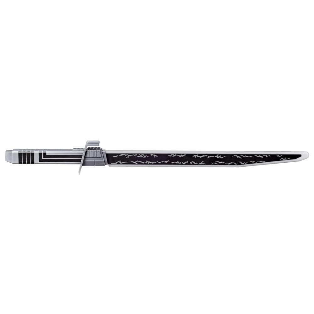 Star Wars Mandalorian Darksaber Lightsaber Toy, Lights and Sounds, Star Wars: The Clone Wars for Kids Roleplay, 5 and Up