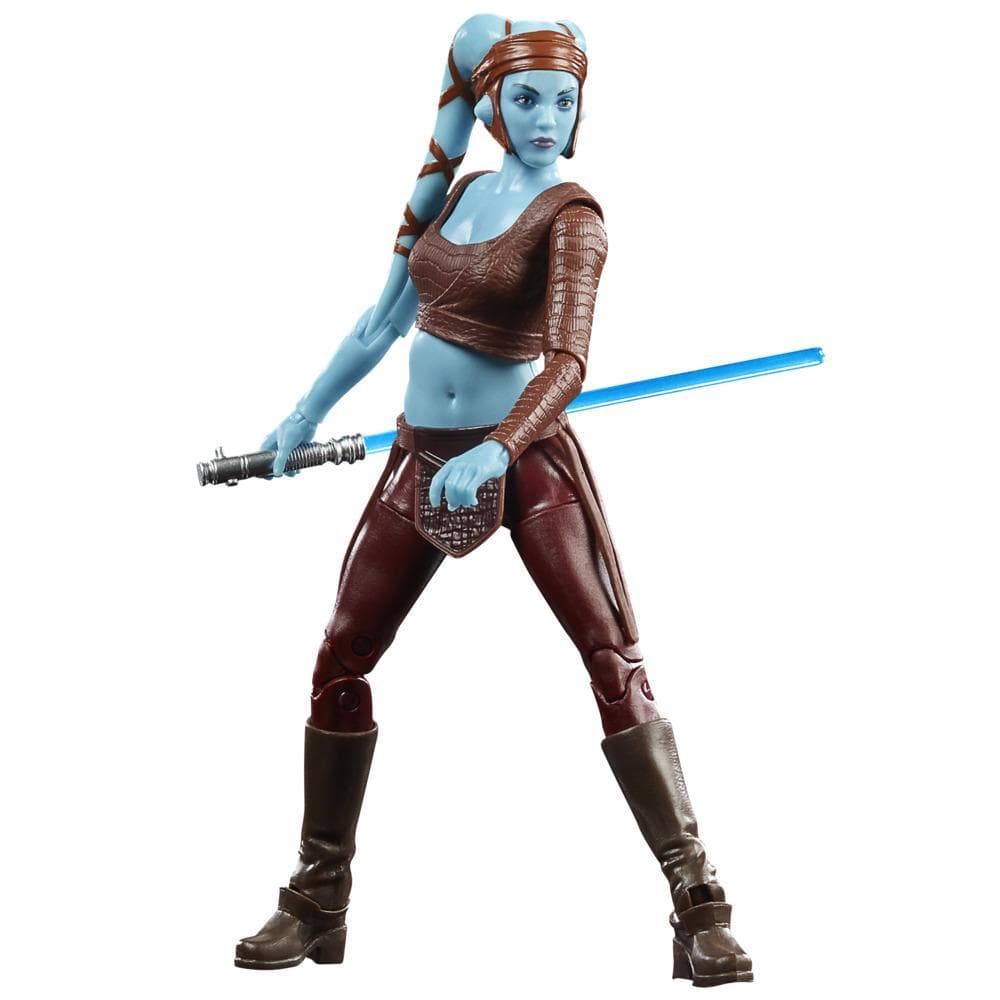 Star Wars The Black Series Aayla Secura Toy 6-Inch-Scale Attack of the Clones Collectible Action Figure, Ages 4 and Up