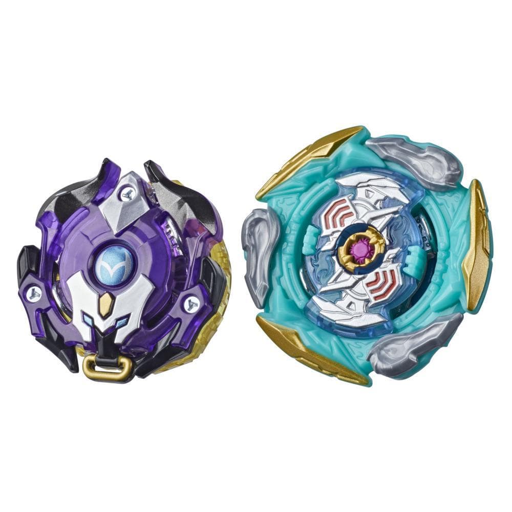 Beyblade Burst Surge Speedstorm Glide Dullahan D6 and Minoboros M6 Spinning Top Dual Pack -- Battling Game Top Toy