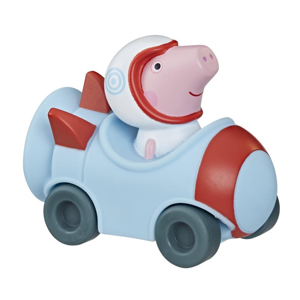 Peppa Pig Little Buggy Vehicle Preschool Toy with Attached Figure Inside (George Pig in Spaceship), for Ages 3 and Up