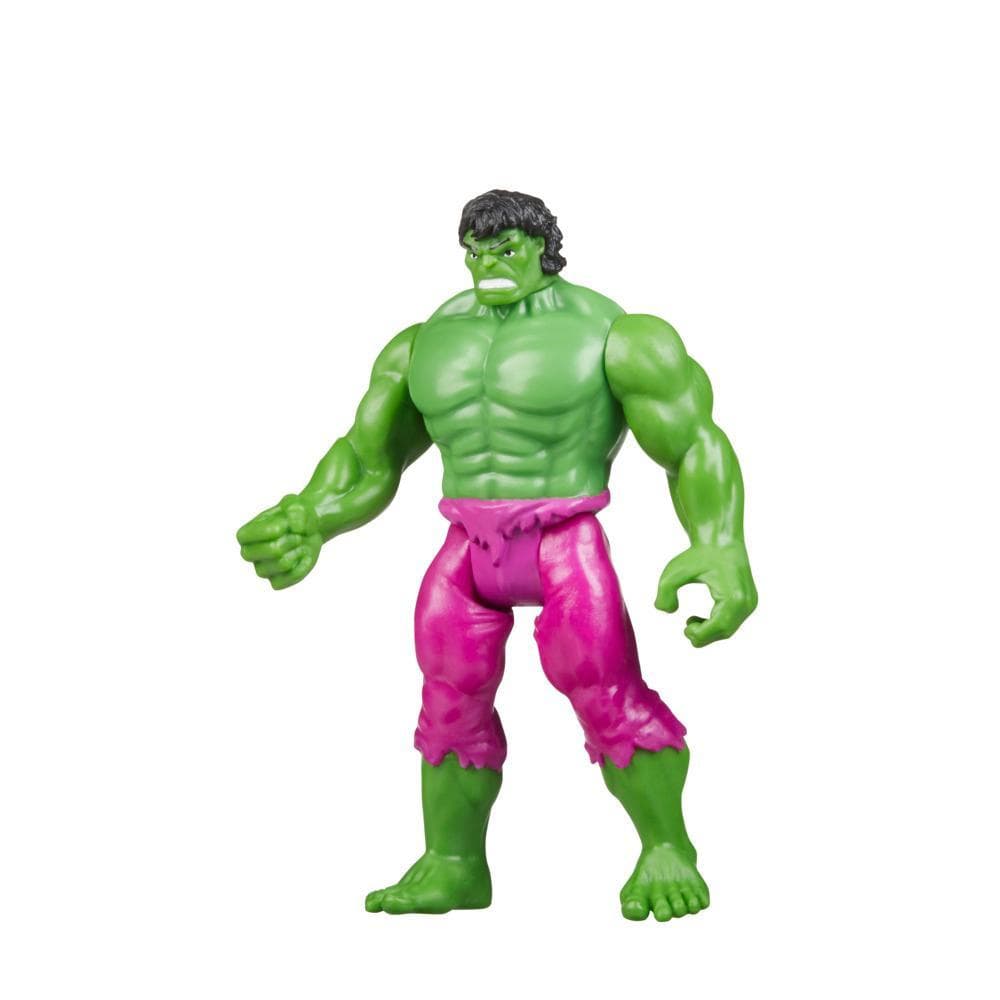 Marvel Legends Series Retro 375 Collection W Hulk Action Figures (3.75”)