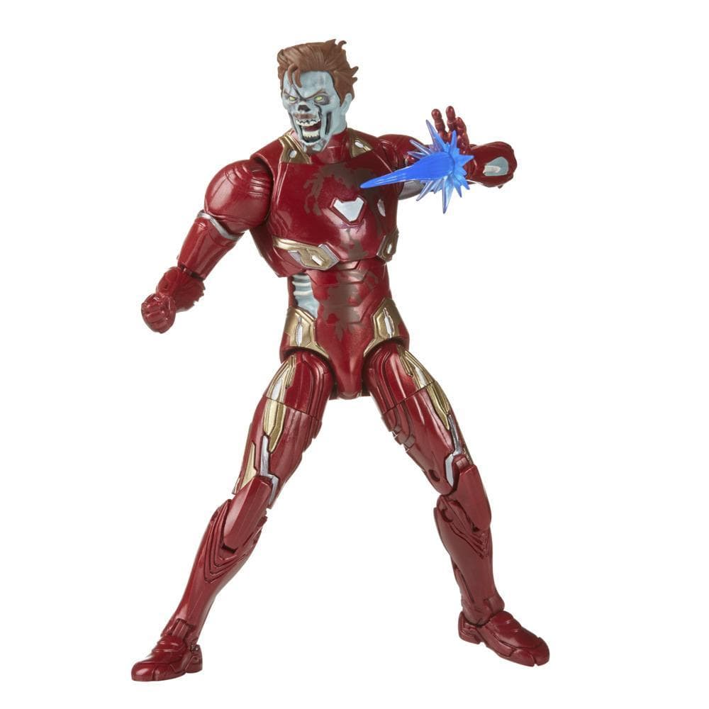Marvel Legends Series MCU Disney Plus What If Zombie Iron Man Marvel Action Figure, 4 Accessories