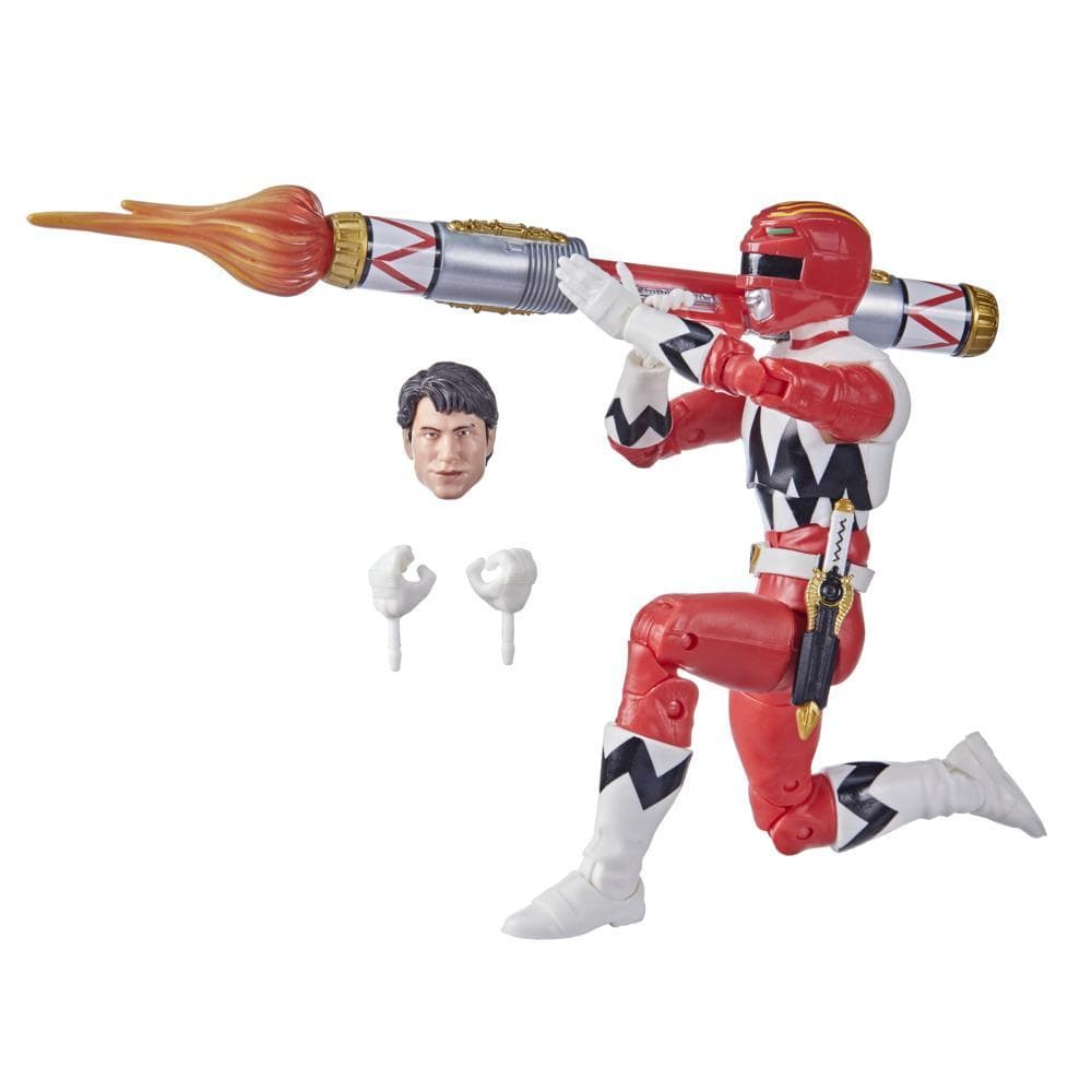 Power Rangers Lightning Collection Lost Galaxy Red Ranger 6-Inch Premium Collectible Action Figure Toy with Accessories