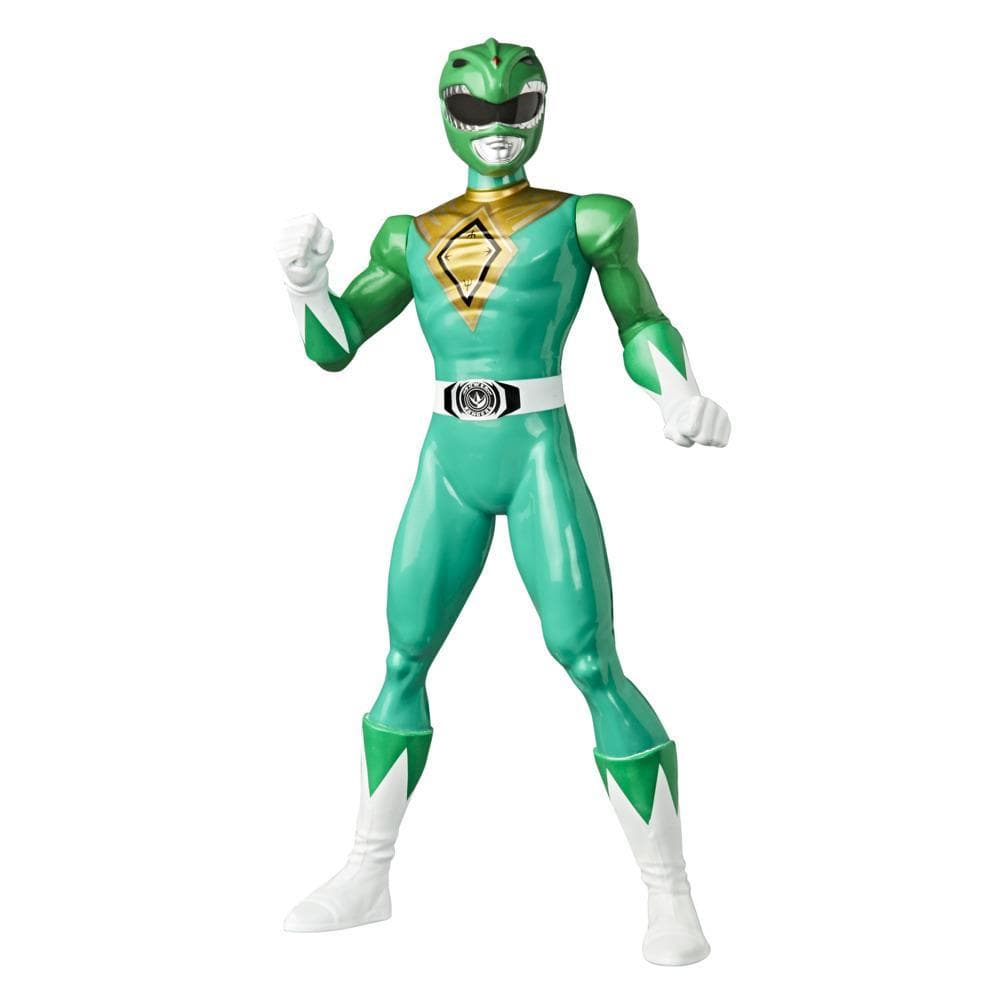 Power Rangers Mighty Morphin Green Ranger Figure 9.5-inch Scale Action Figure Toy for Kids Ages 4 and Up