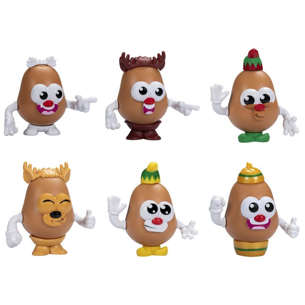 Potato Head Tinsel Tots Collectible Figures; Stocking Stuffers For Kids Ages 3 and Up; Potato Head Characters