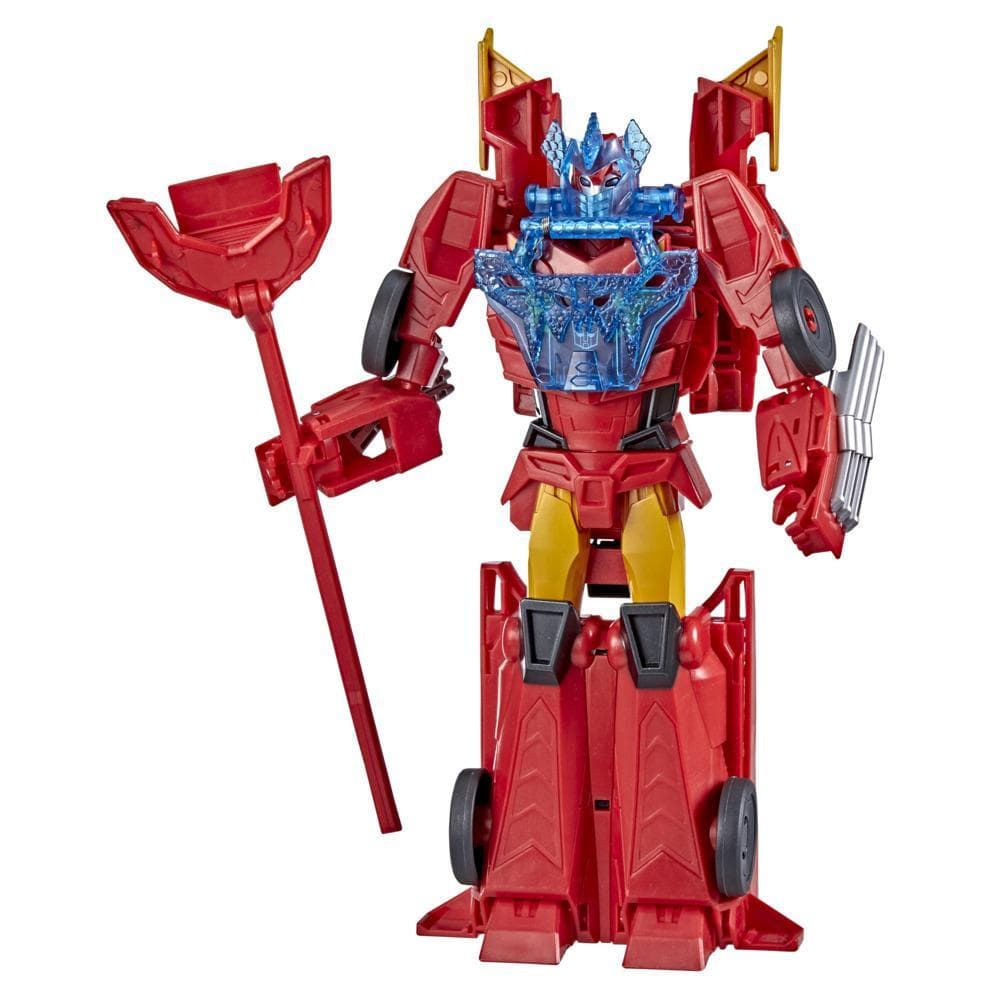 Transformers Bumblebee Cyberverse Adventures Dinobots Unite Ultimate Autobot Hot Rod Action Figure, Age 6 and Up, 9-inch