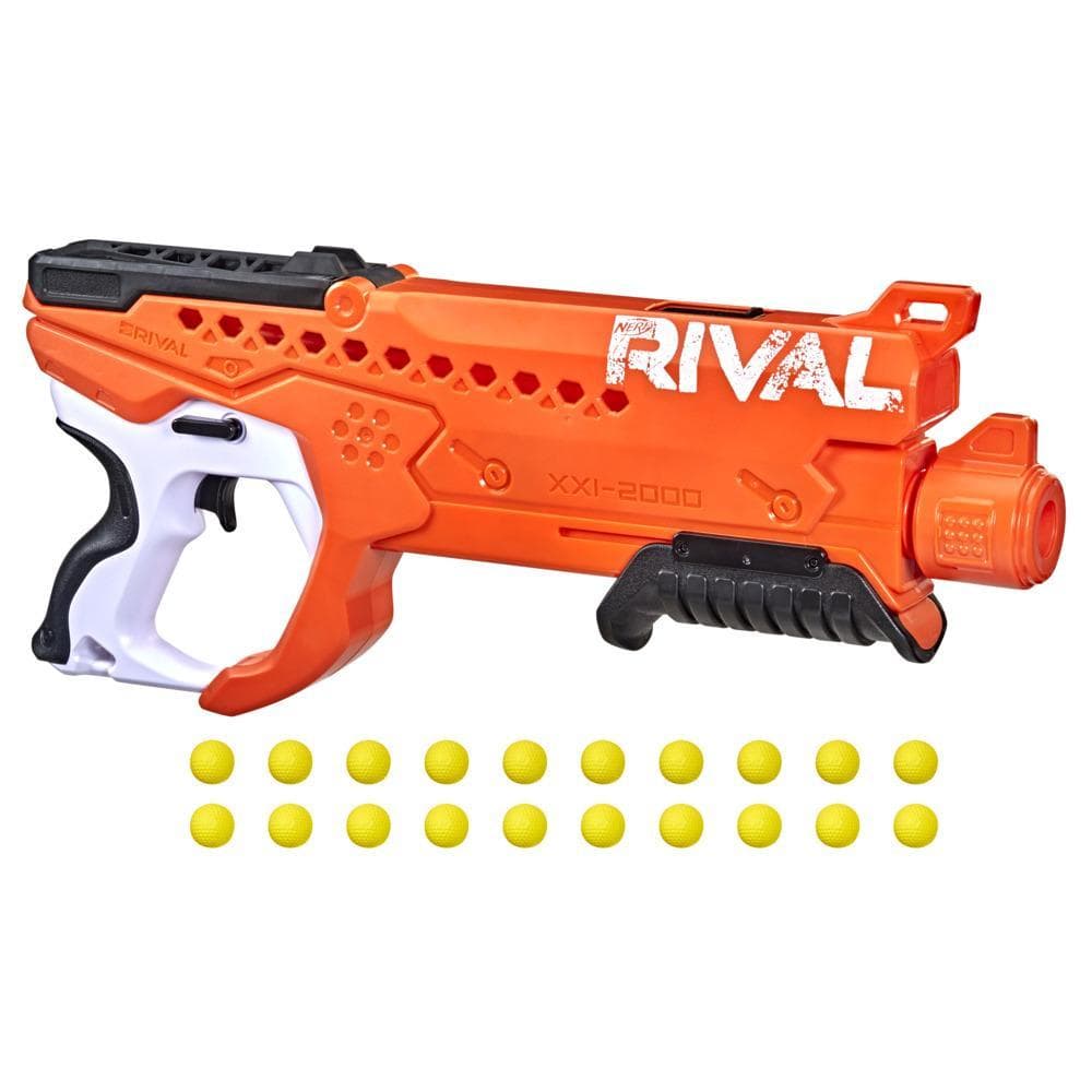 Nerf Rival Curve Shot -- Helix XXI-2000 Blaster -- Fire Rounds to Curve Left, Right, Downward or Fire Straight