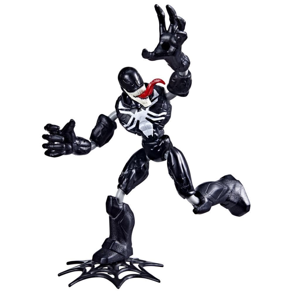 Marvel Spider-Man Bend and Flex Missions Venom Space Mission Figure, 6-Inch-Scale Bendable Toy for Kids Ages 4 and Up
