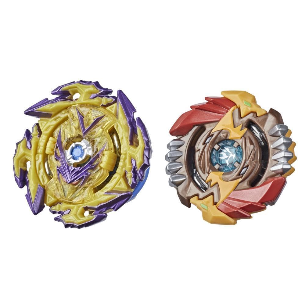 Beyblade Burst Surge Speedstorm Spear Valtryek V6 and Regulus R6 Spinning Top Dual Pack -- Battling Game Top Toy