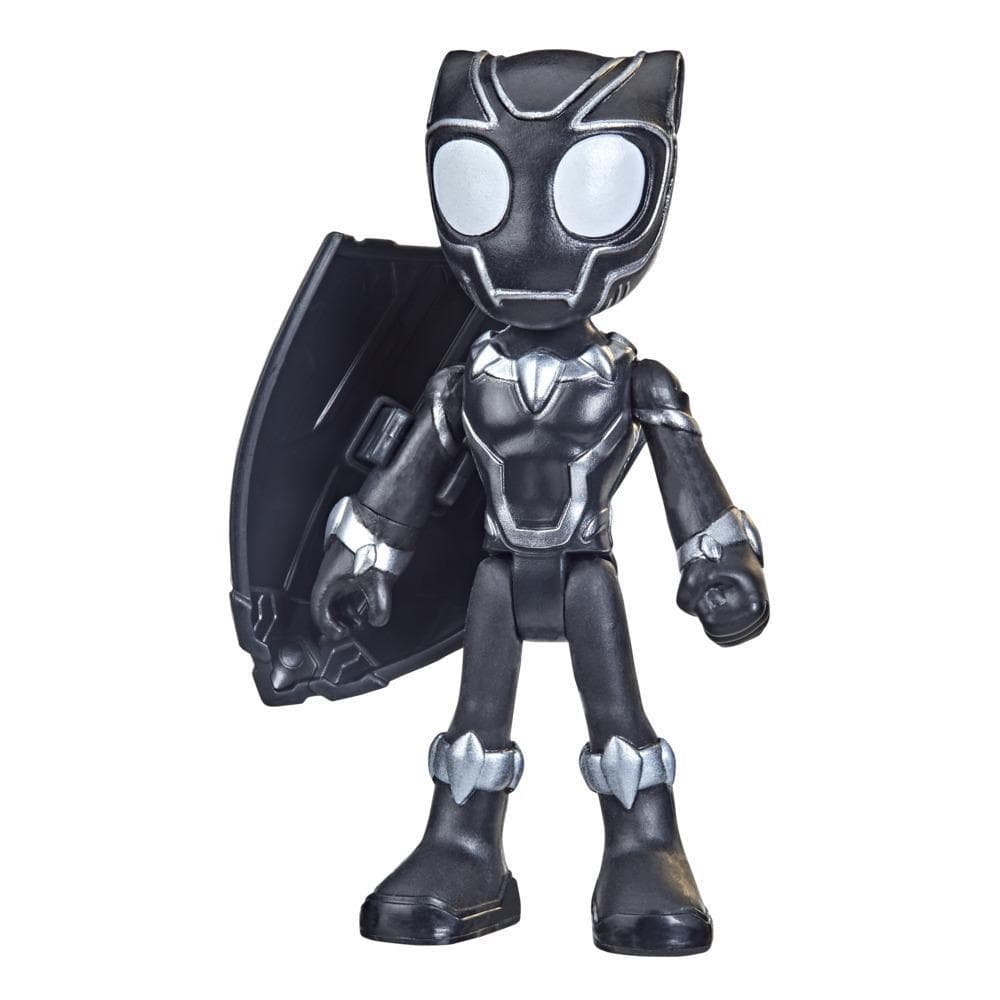Marvel Spidey and His Amazing Friends Black Panther Hero Figure Toy, Action Figure and 1 Accessory, Kids Ages 3 And Up