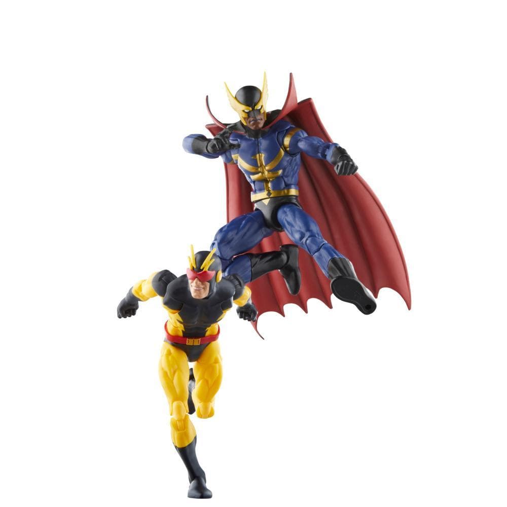 Hasbro Marvel Legends Series Marvel's Nighthawk and Marvel's Blur, 6" Action Figures