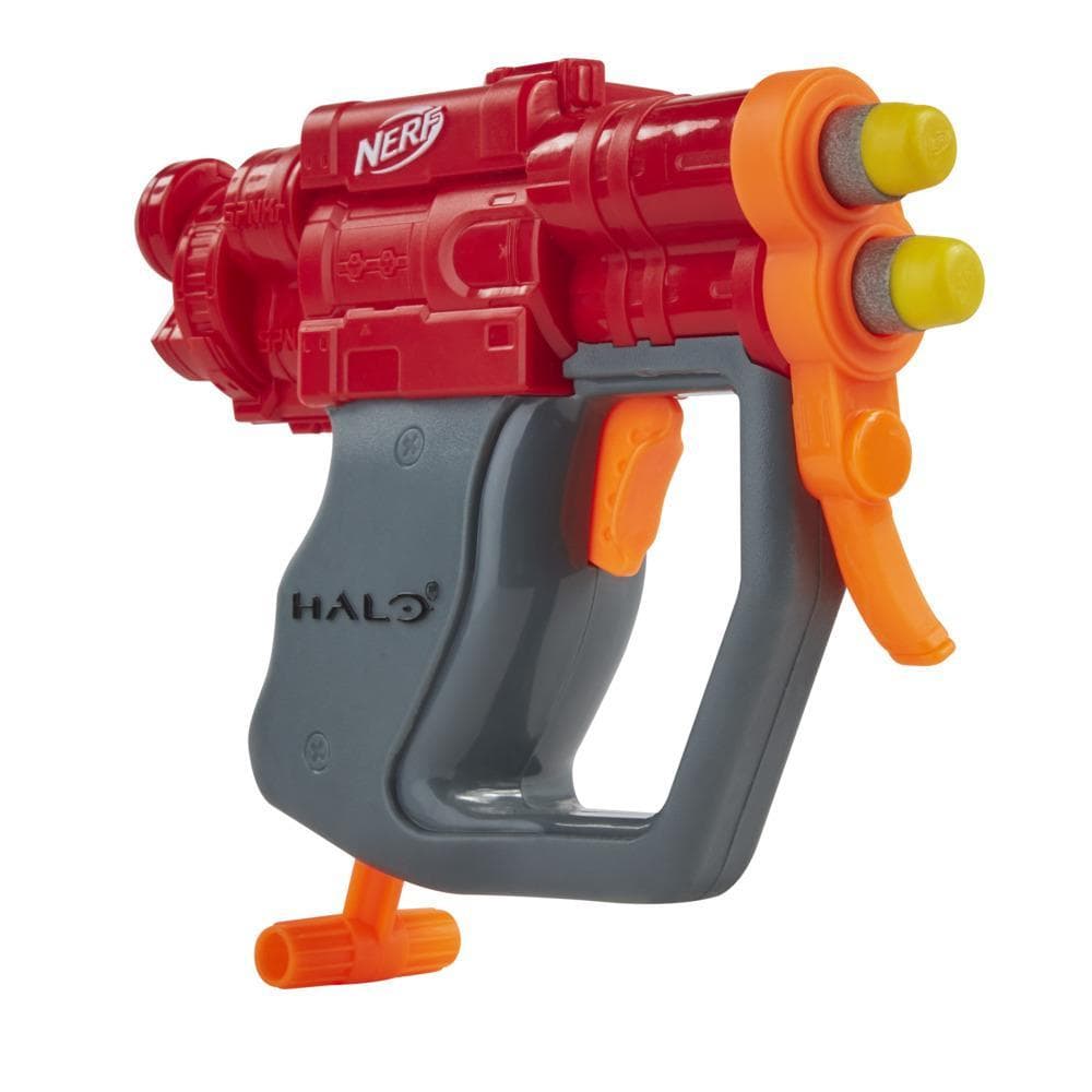 Nerf MicroShots Halo SPNKr -- Mini Dart-Firing Blaster and 2 Nerf Darts