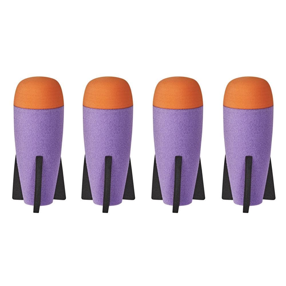 Nerf Fortnite Rocket Refill -- Includes 4 Nerf Foam Rockets, Compatible with Nerf Fortnite Rocket-Firing Blasters