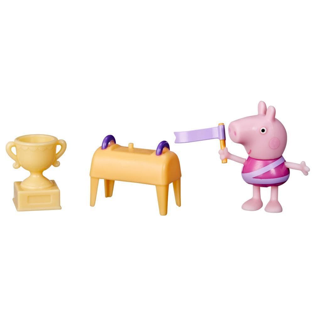 Peppa Pig Toys Peppa the Gymnast, Peppa Pig Figure with 2 Accessories, Preschool Toys