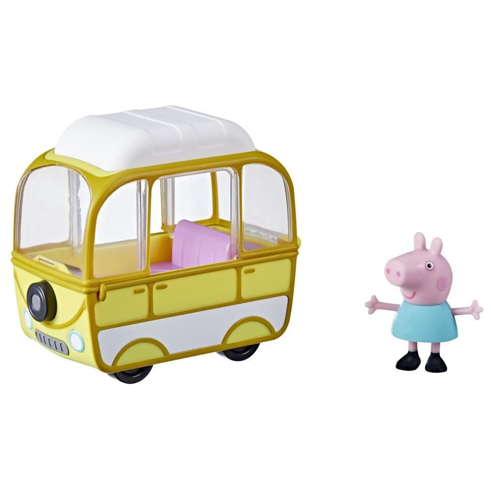 Peppa Pig Peppa's Adventures Little Campervan, with 3-inch Peppa Pig Figure, Inspired by the TV Show, for Ages 3 and Up