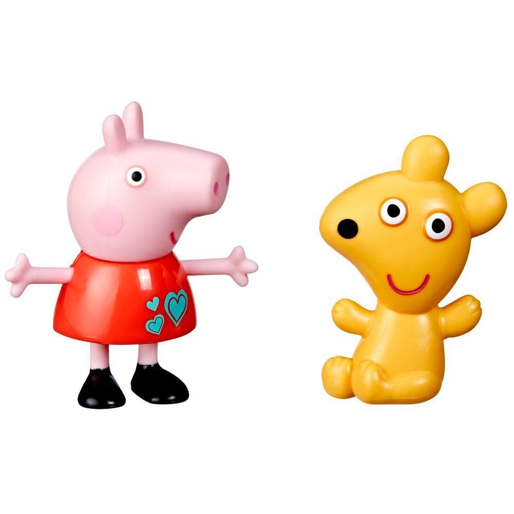 Peppa Pig Toys Peppa's Fun Friends Peppa Pig Figure with Teddy Bear Accessory