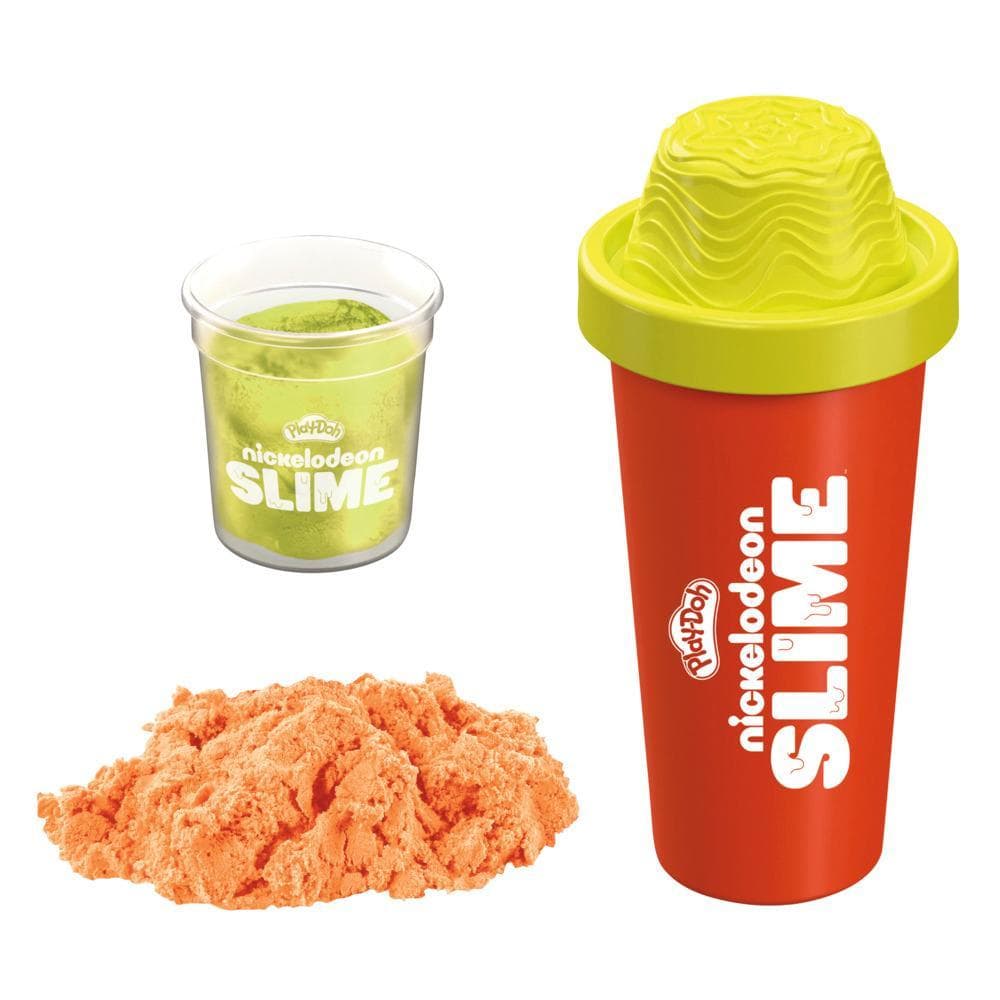 Play-Doh Nickelodeon Slime Brand Compound Waterfall Sand Yellow & Orange, Kids Crafts