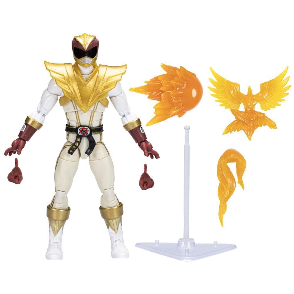 Power Rangers X Street Fighter Lightning Collection Morphed Ryu Crimson Hawk Ranger Collab Figure