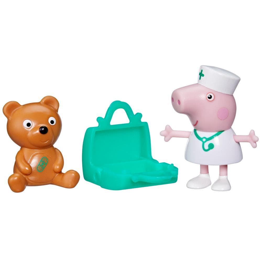 Peppa Pig Toys Peppa the Nurse, Peppa Pig Figure with 2 Accessories, Preschool Toys