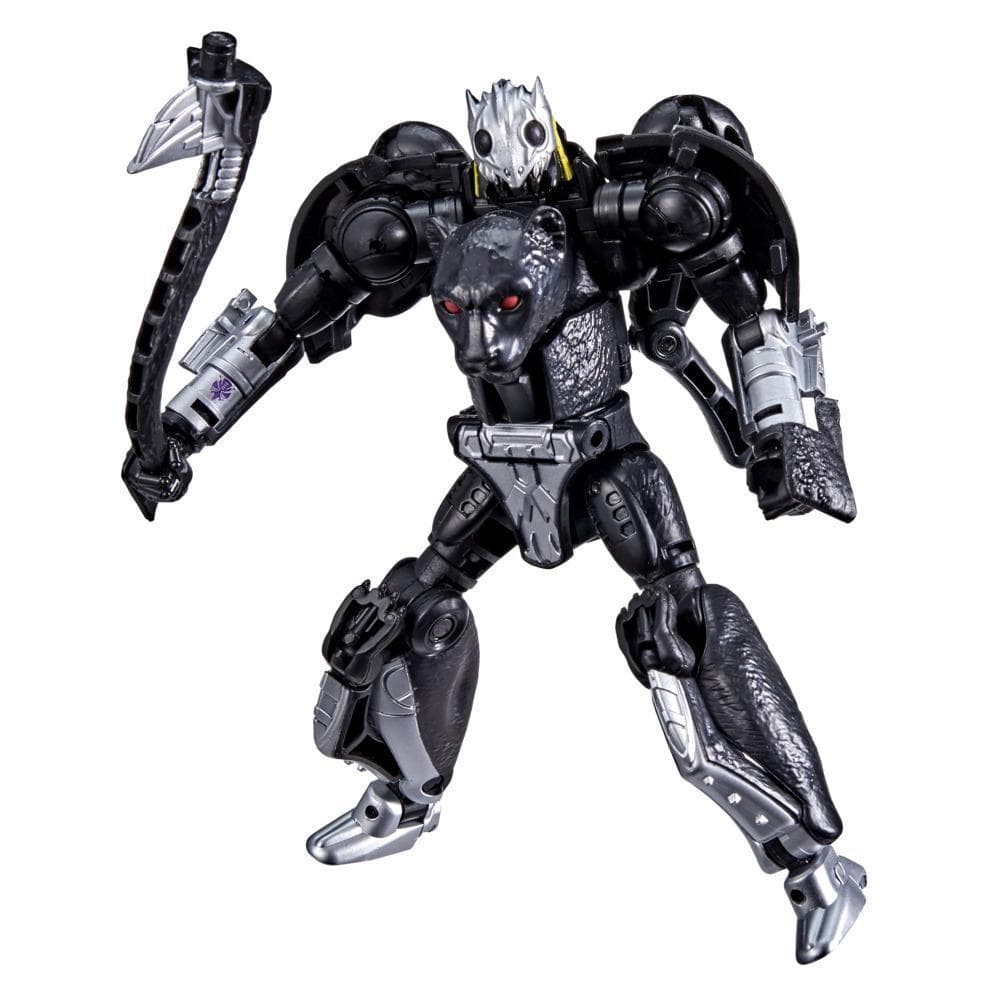 Transformers Toys Generations War for Cybertron: Kingdom Deluxe WFC-K31 Shadow Panther Action Figure - 8 and Up, 5.5-inch