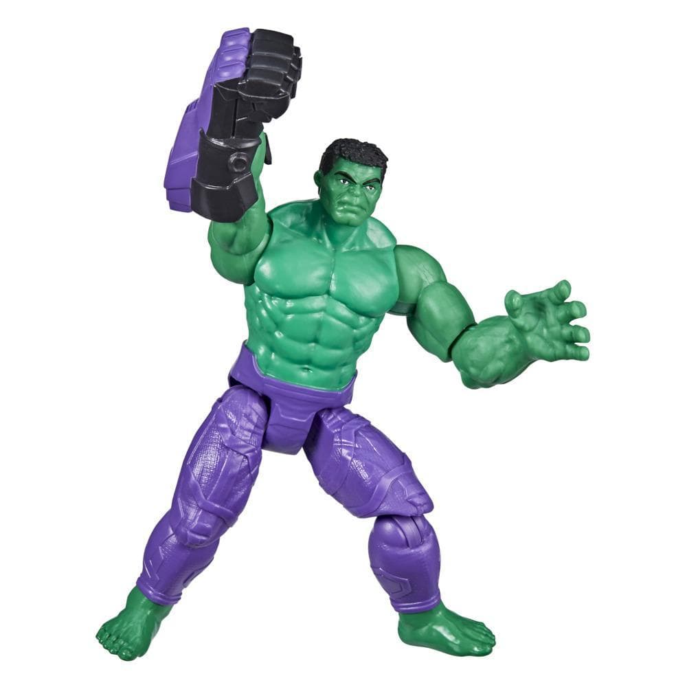 Marvel Avengers Mech Strike 6-inch Scale Action Figure Toy Hulk And Battle Accessory, For Kids Ages 4 And Up