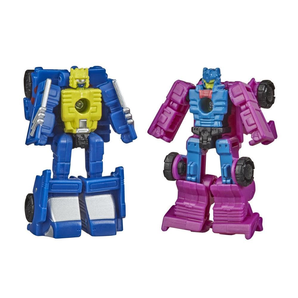 Transformers Toys Generations War for Cybertron: Earthrise Micromaster WFC-E15 Race Track Patrol 2-Pack, 1.5-inch