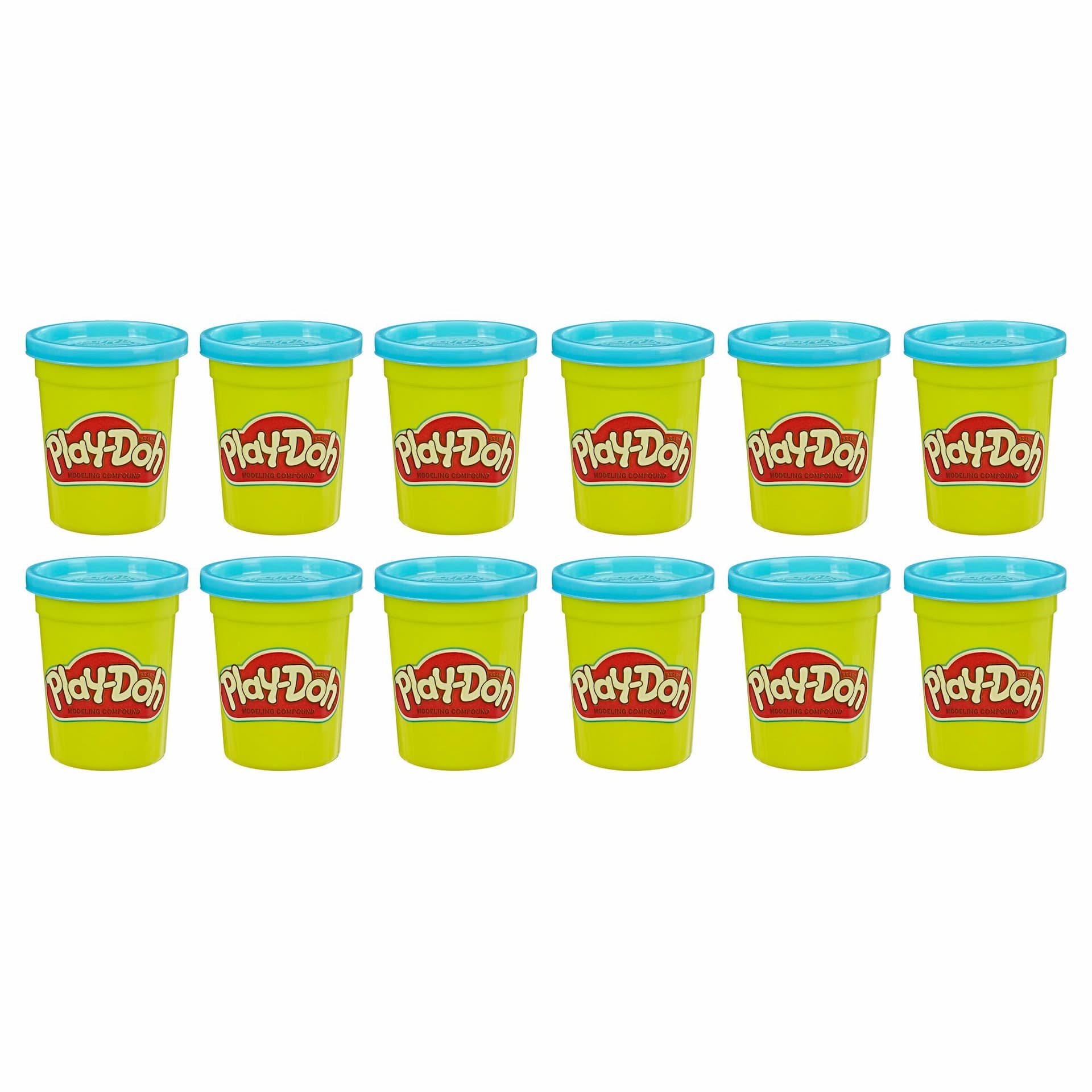 Play-Doh Bulk 12-Pack of Blue Non-Toxic Modeling Compound, 4-Ounce Cans
