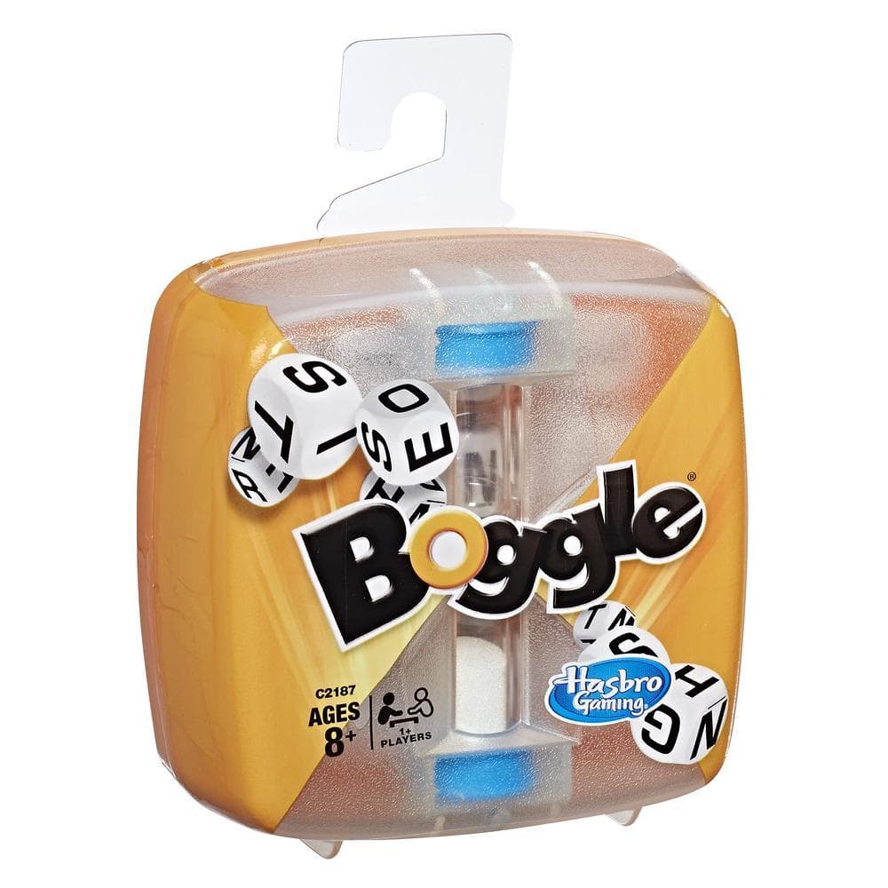 Boggle Game, Word Search Family Games for 1 or More Players, Dice Games, Travel Games for Adults and Kids, Ages 8+