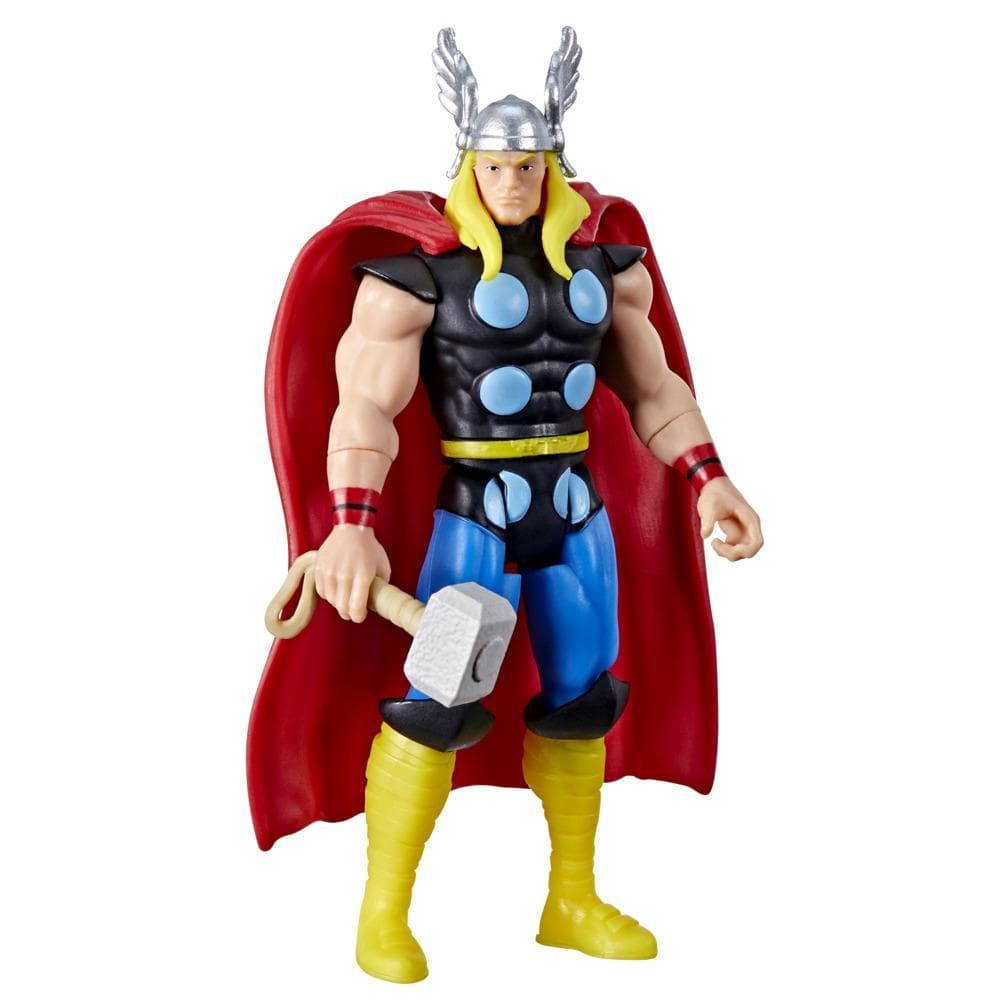 Hasbro Marvel Legends Series 3.75-inch Retro 375 Collection Thor Action Figure Toy, 1 Accessory