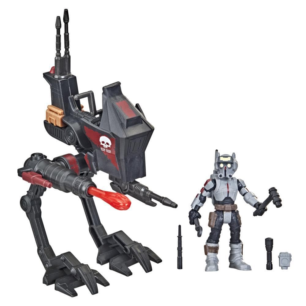Star Wars Mission Fleet Expedition Class Tech (Bad Batch) AT-RT Ambush 2.5-Inch-Scale Figure and Vehicle, Ages 4 and Up
