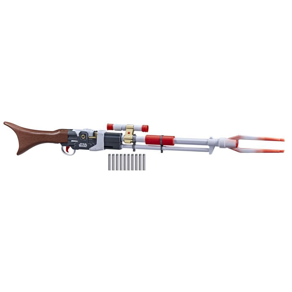 Nerf Star Wars Amban Phase-pulse Blaster, The Mandalorian, Electronic Scope with Illuminated Lens, 10 Nerf Darts