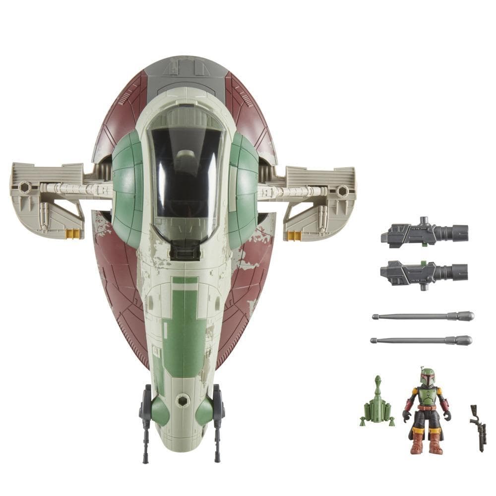 Star Wars Mission Fleet Starship Skirmish, Boba Fett and Starship Toy for Kids, 2.5-Inch-Scale Figure and Vehicle
