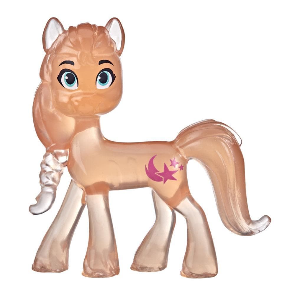 My Little Pony: A New Generation Crystal Sunny Starscout - 2-Inch Translucent Orange Pony Figure, Toy for Kids Ages 3 and Up