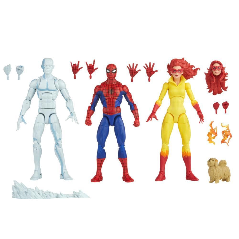 Marvel Legends Series Spider-Man and His Amazing Friends Multipack Action Figures (6”)