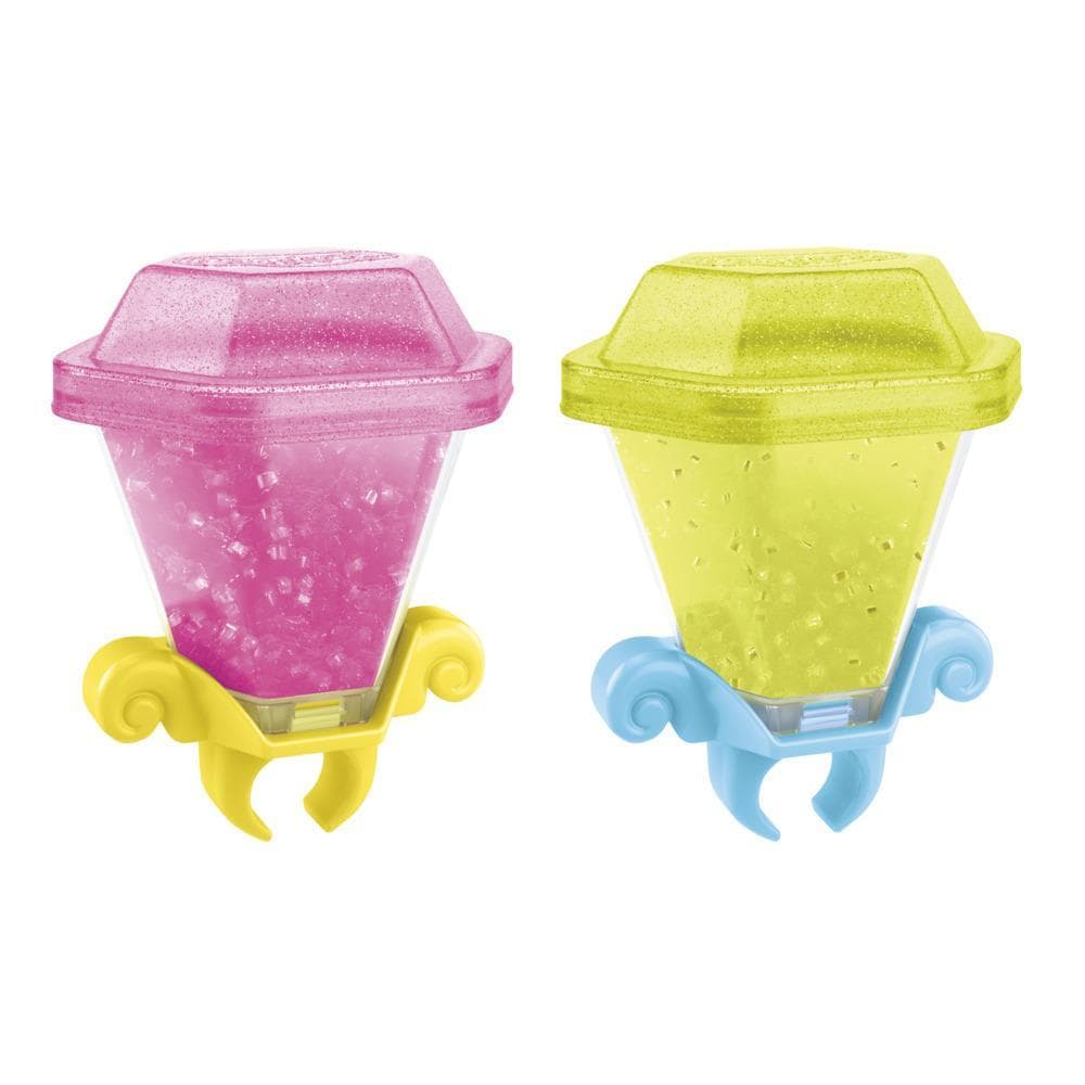 Play-Doh Crystal Crunch Gem Dazzlers Scented 2-Pack, Pink Cupcake and Yellow Pineapple Scents, Non-Toxic